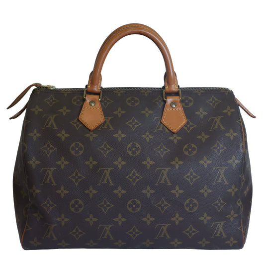 Preowned LOUIS VUITTON Speedy 30 Monogram Brown | Luxe Again Maison