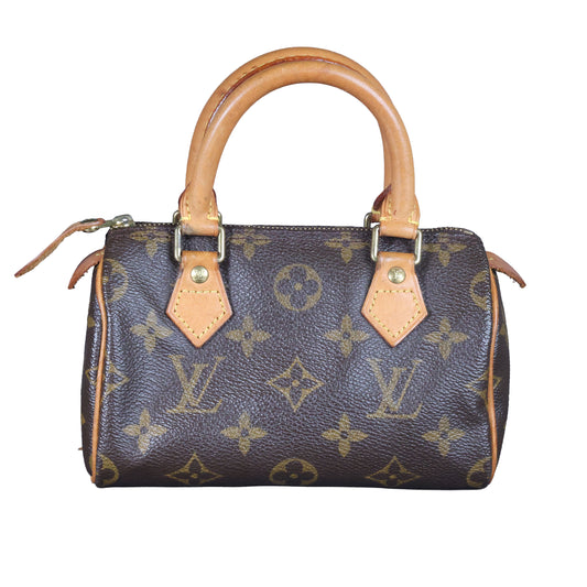 Preowned LOUIS VUITTON Vintage Mini Speedy Monogram Brown | Luxe Again Maison