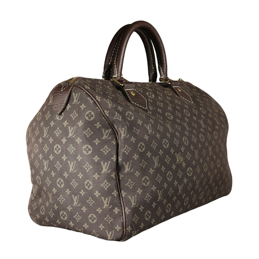Preowned LOUIS VUITTON Vintage Speedy 30 Mini Lin Monogram Brown | Luxe Again Maison