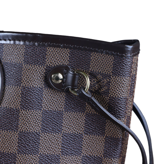 Preowned LOUIS VUITTON Vintage Nevefull PM Damier Ebene Brown | Luxe Again Maison