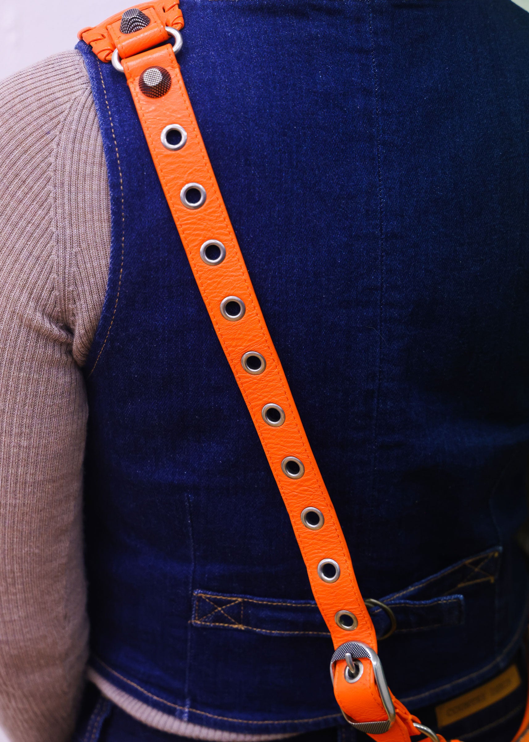 Preloved BALENCIAGA Le Cagole XS Leather Shoulder Bag Orange | Luxe Again Maison