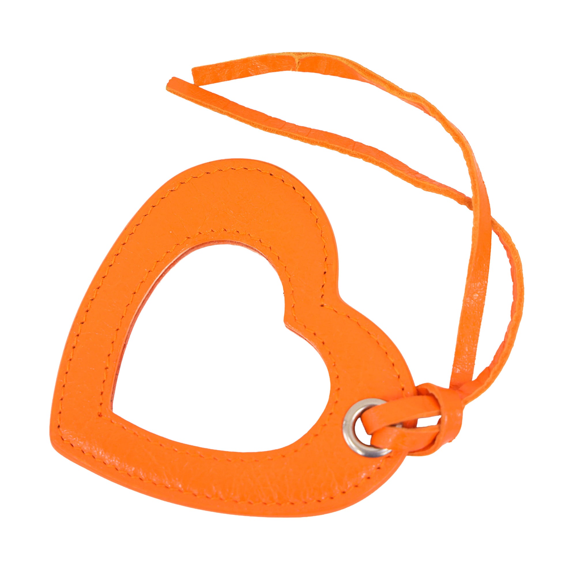 Preloved BALENCIAGA Le Cagole XS Leather Shoulder Bag Orange | Luxe Again Maison