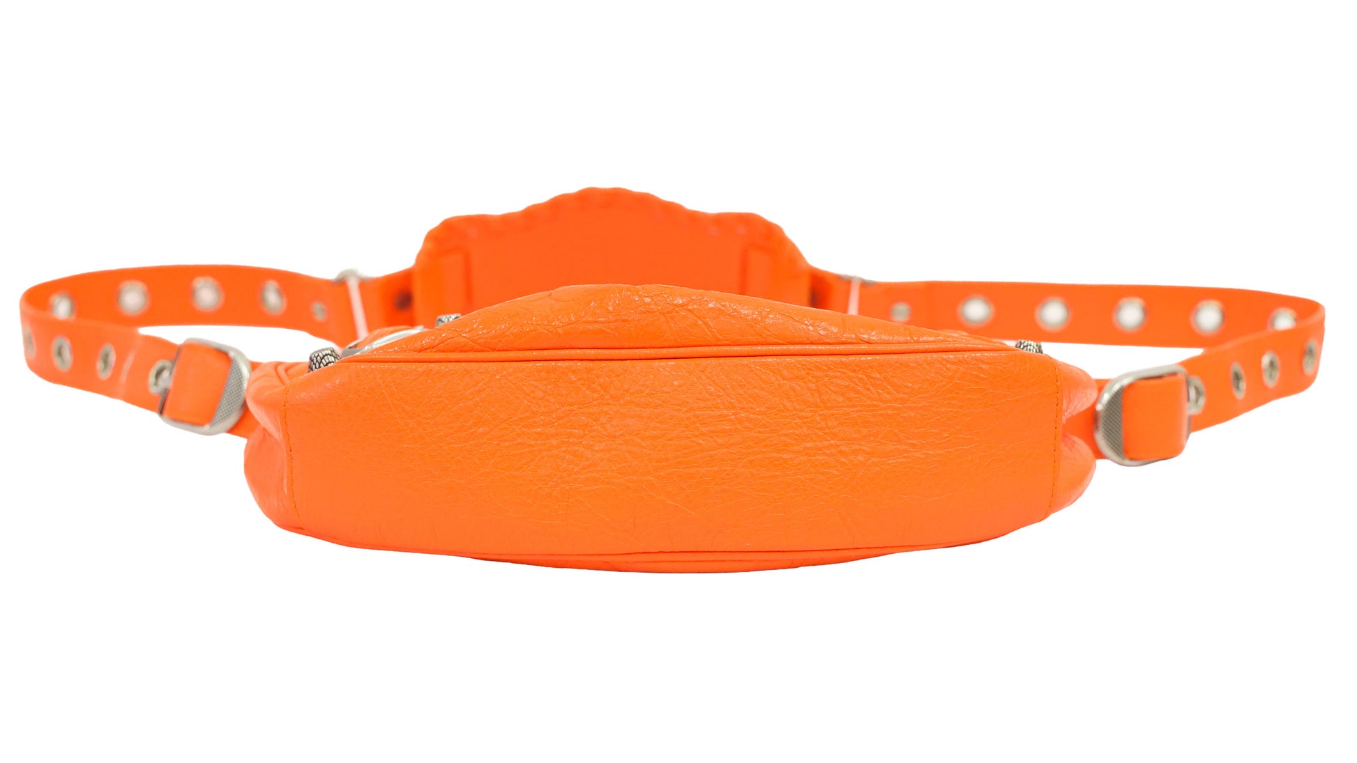 Preloved BALENCIAGA Le Cagole XS Leather Shoulder Bag Orange | Luxe Again Maison