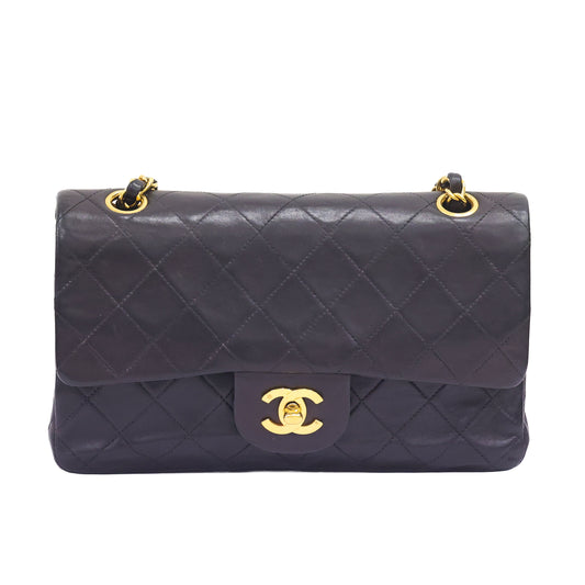 Preloved CHANEL Matelasse 23 Lambskin Double Flap Double Chain Black | Luxe Again Maison