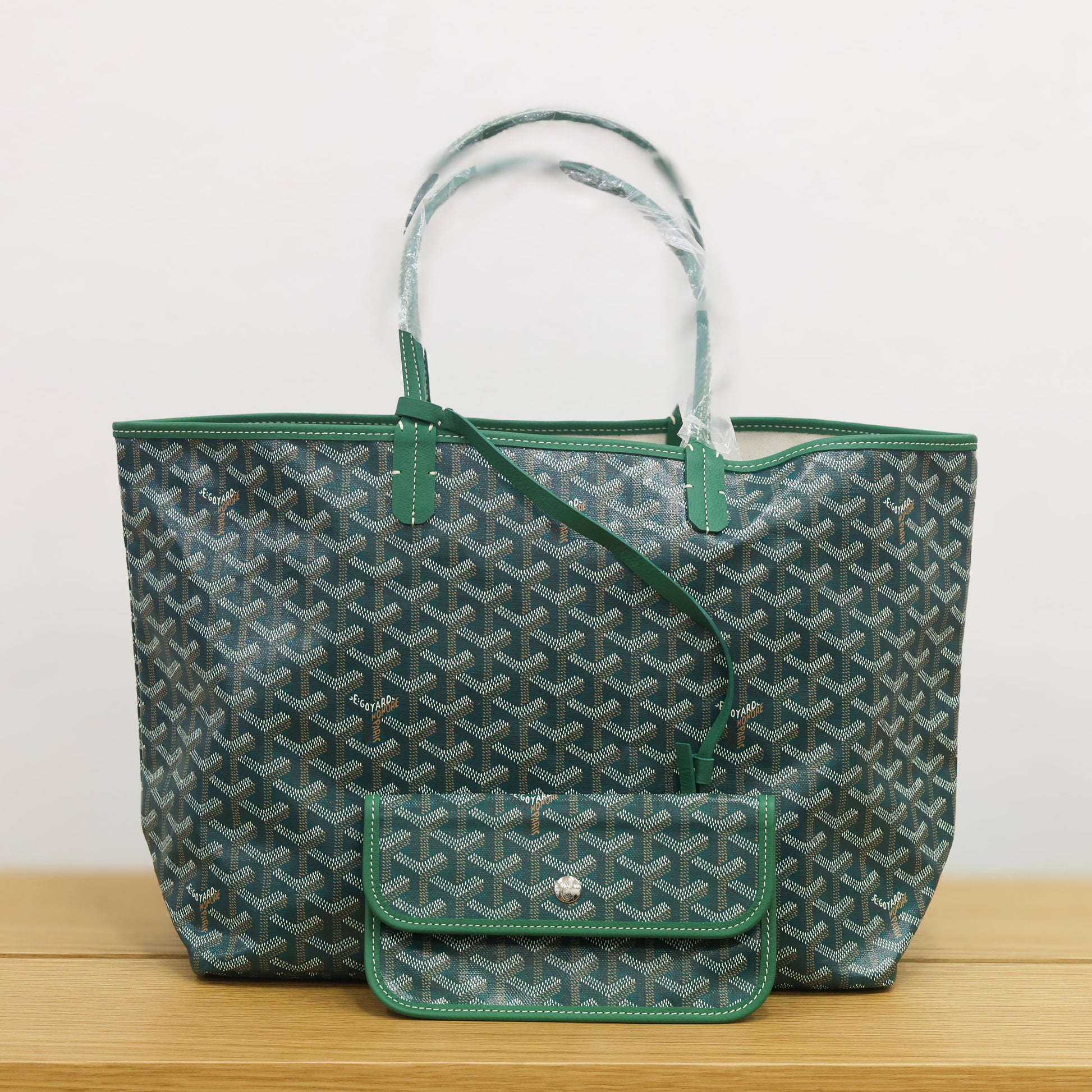 Pre-owned GOYARD St Louis PM Tote Green | Luxe Again Maison