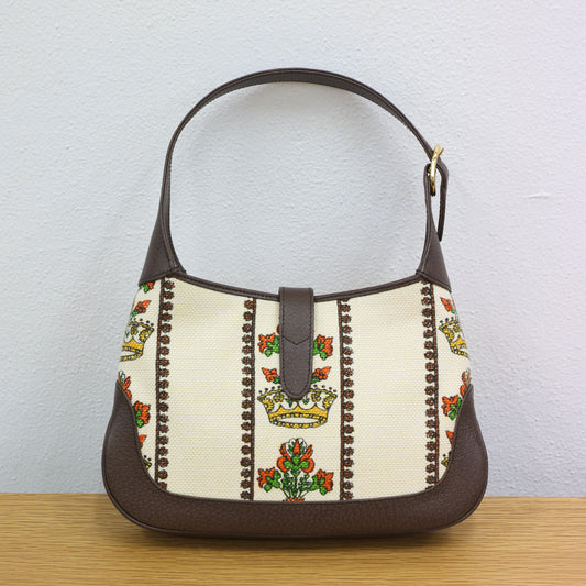 Pre-owned GUCCI Jackie 1961 Small E Barrier & W Griffin The R Crown 636706 Bag | Luxe Again Maison