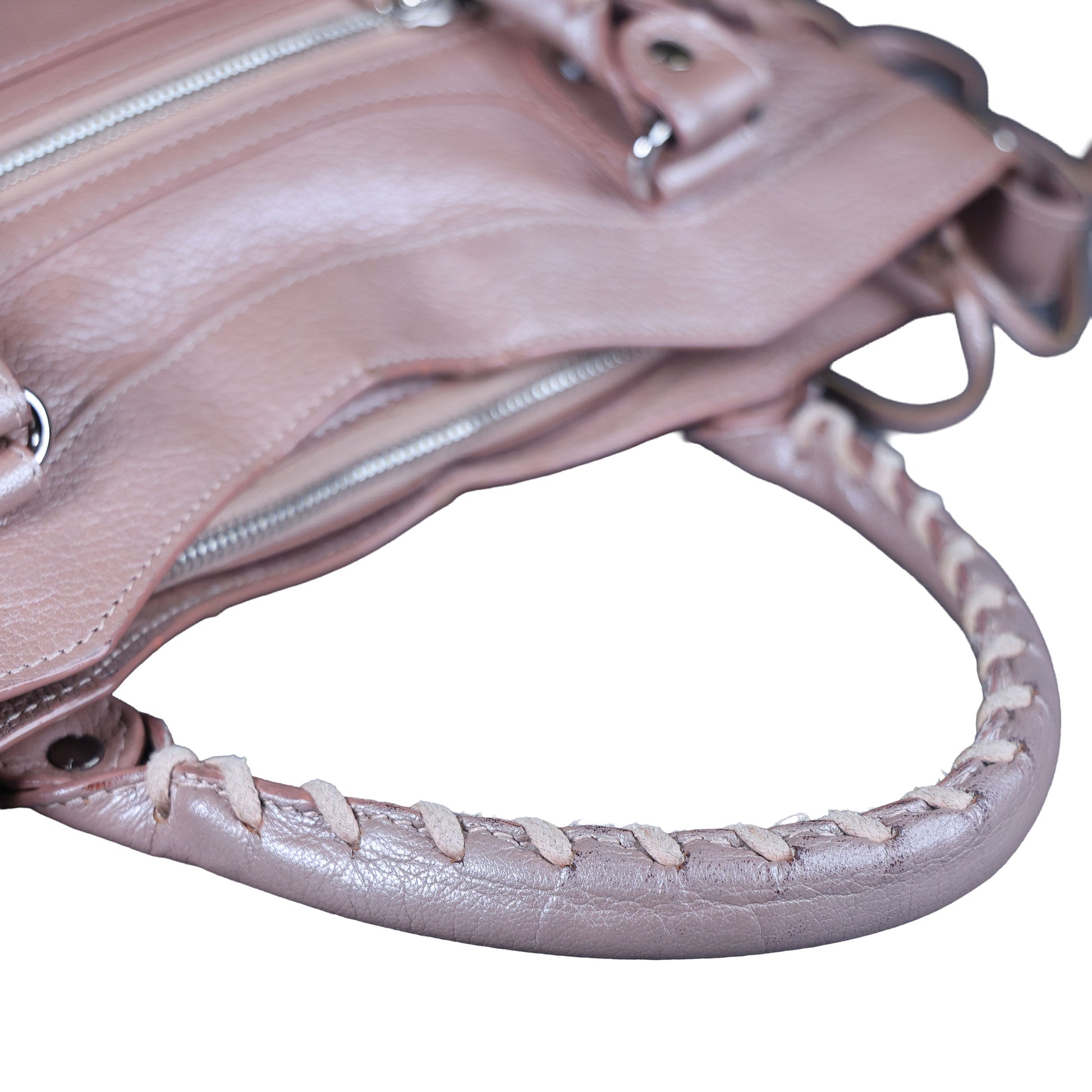 Preowned BALENCIAGA First Leather SHW Pink Bag | Luxe Again Maison