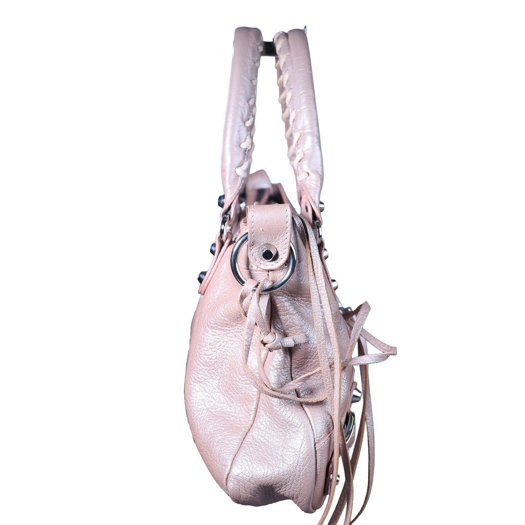 Preowned BALENCIAGA First Leather SHW Pink Bag | Luxe Again Maison