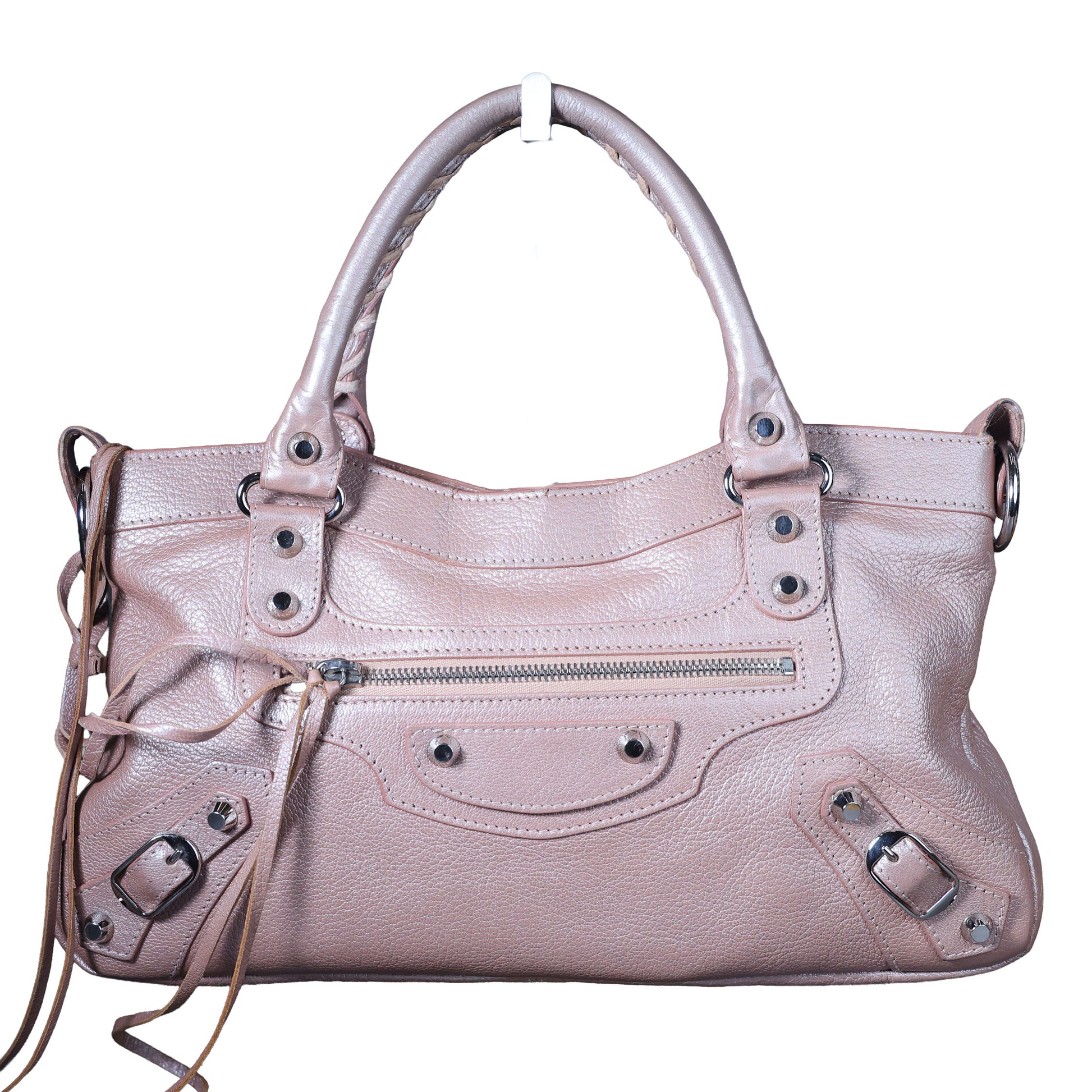 Preowned BALENCIAGA First Leather SHW Pink Bag | Luxe Again Maison