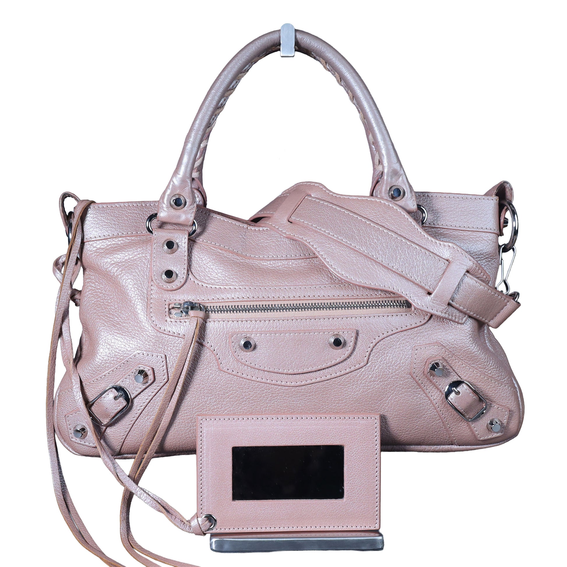 Preowned BALENCIAGA First Leather SHW Pink Bag | Luxe Again Maison