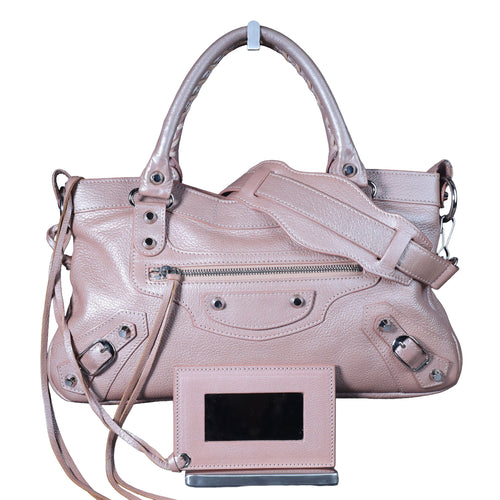 Preowned BALENCIAGA First Leather SHW Pink Bag | Luxe Again Maison