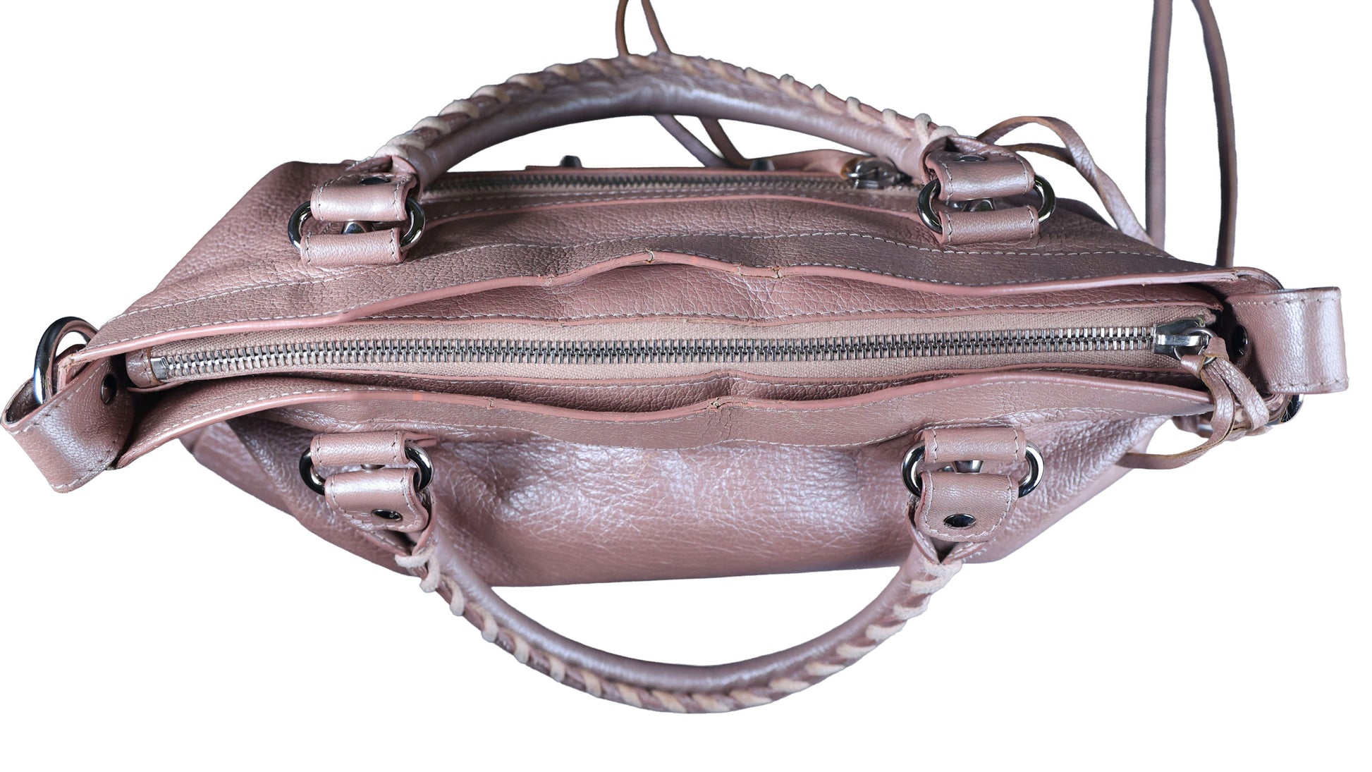 Preowned BALENCIAGA First Leather SHW Pink Bag | Luxe Again Maison