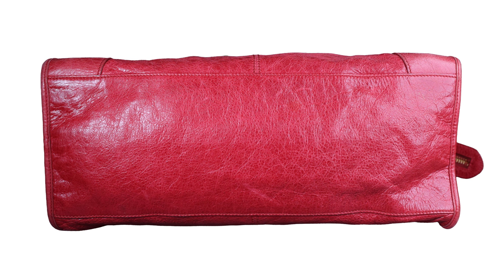Preowned BALENCIAGA Giant 21 Part Time Leather GHW Red Bag | Luxe Again Maison