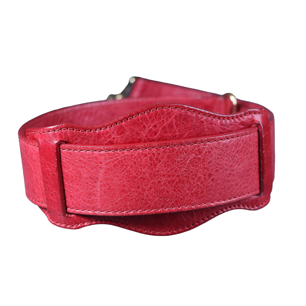 Preowned BALENCIAGA Giant 21 Part Time Leather GHW Red Bag | Luxe Again Maison