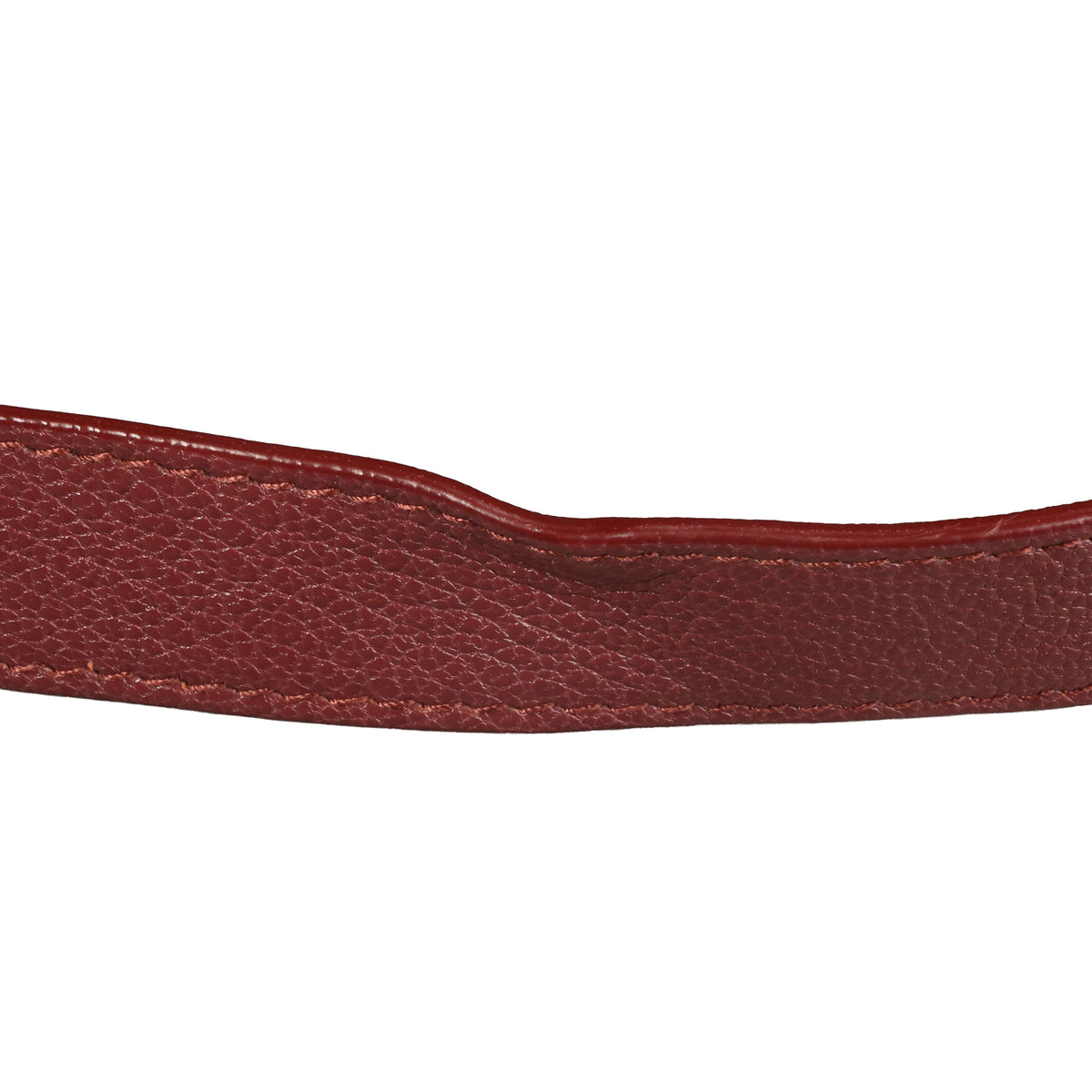 Preowned BALENCIAGA Small Metallic Edge City Leather SHW Burgundy | Luxe Again Maison