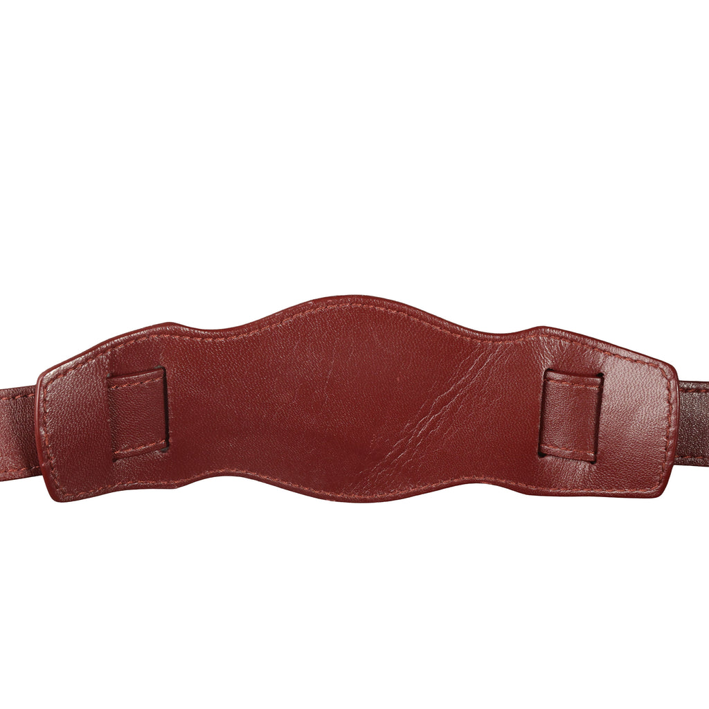 Preowned BALENCIAGA Small Metallic Edge City Leather SHW Burgundy | Luxe Again Maison