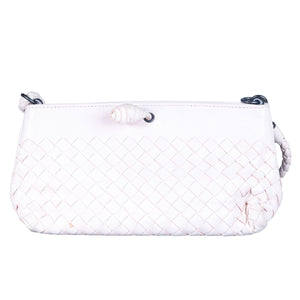 Preowned BOTTEGA VENETA Intrecciato Leather Shoulder Bag Pink | Luxe Again Maison