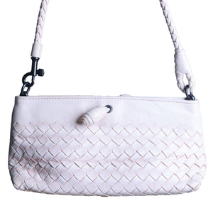 Preowned BOTTEGA VENETA Intrecciato Leather Shoulder Bag Pink | Luxe Again Maison