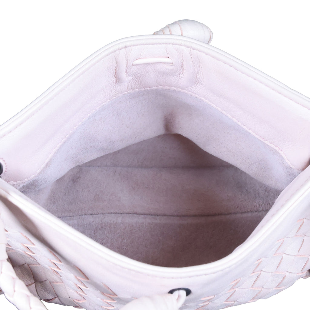 Preowned BOTTEGA VENETA Intrecciato Leather Shoulder Bag Pink | Luxe Again Maison