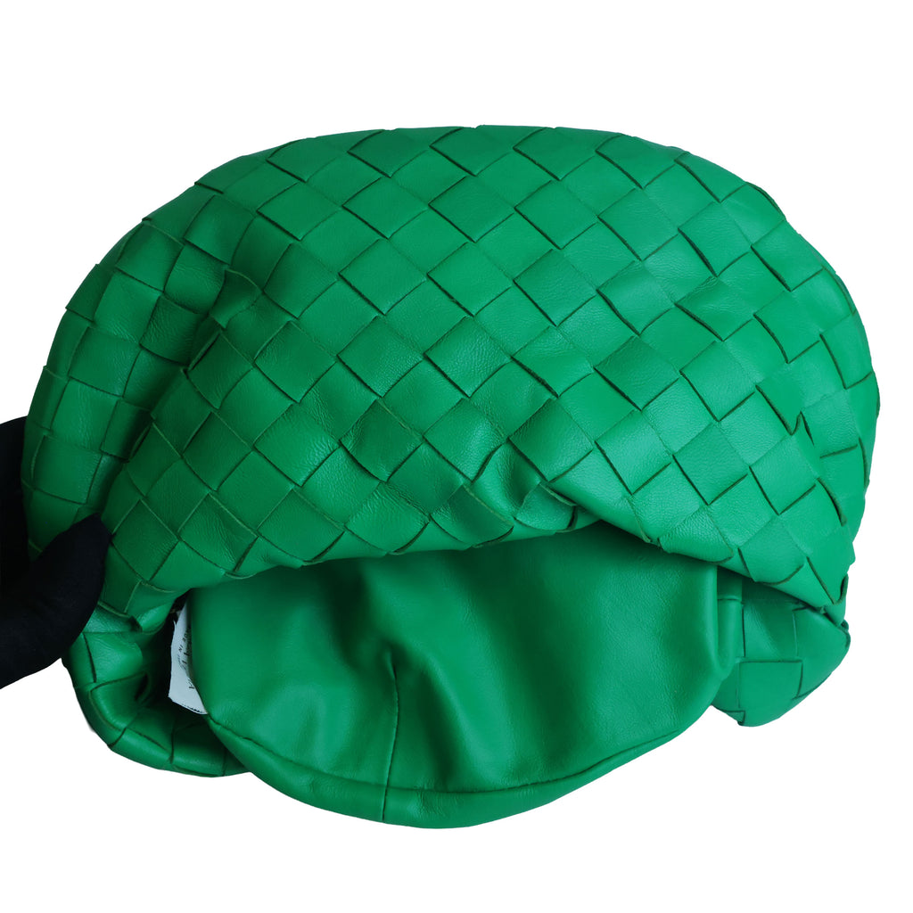 Preowned BOTTEGA VENETA Intrecciato Mini Jodie Green Bag | Luxe Again Maison