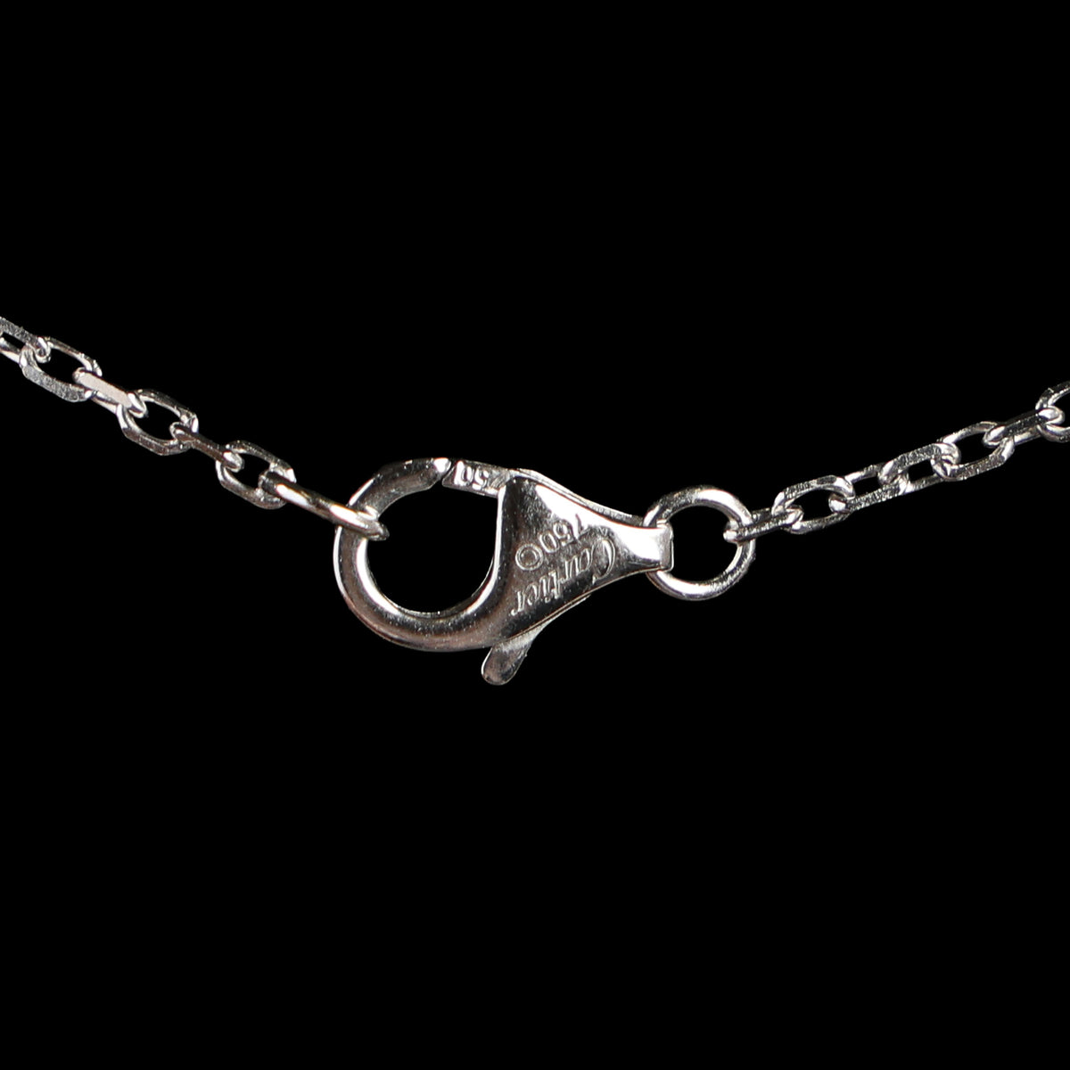 Preowned CARTIER C Heart de Cartier Diamond 18K WG Pendant Necklace WJ8XXX | Luxe Again Maison