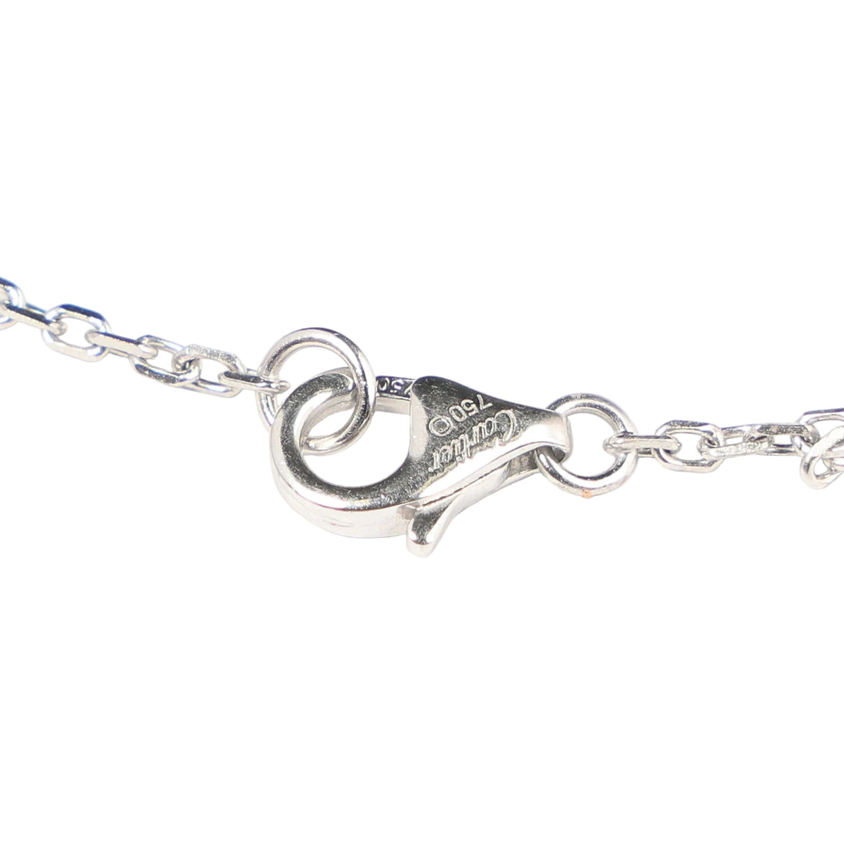 Preowned CARTIER C Heart de Cartier Diamond 18K WG Pendant Necklace WJ8XXX | Luxe Again Maison