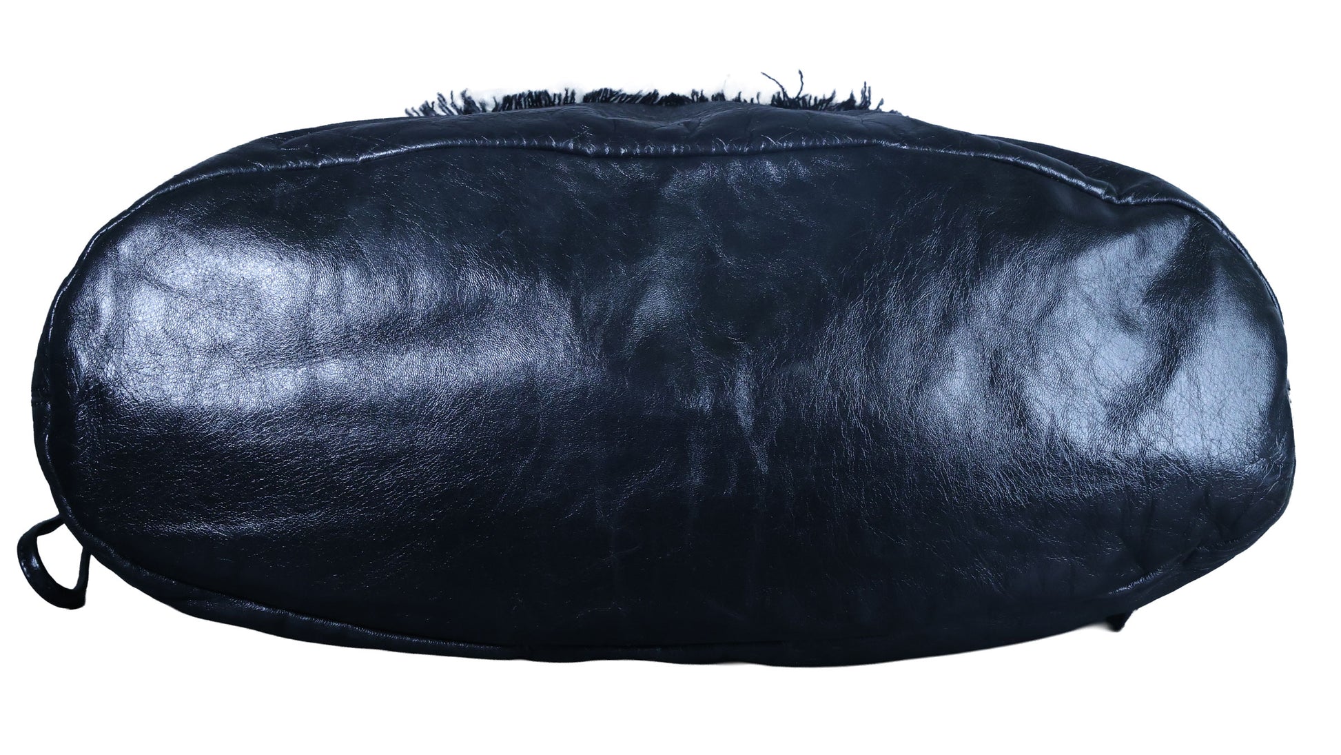 Preowned CHANEL Black Lambskin Leather And Fur Bon Bon Tote Bag | Luxe Again Maison