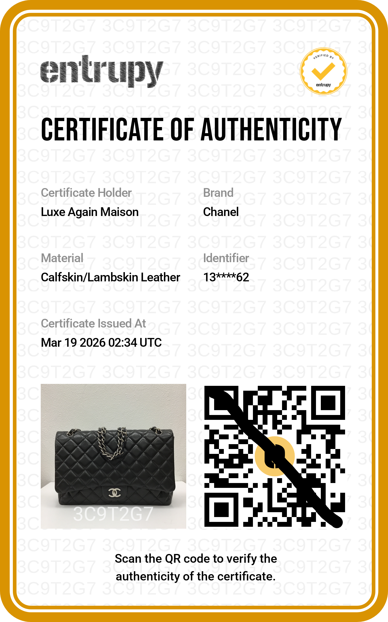 Preowned Chanel Classic Jumbo Black Quilted Leather Single Flap Bag Silver Hardware 13 Series Circa 2010s | Luxe Again Maison