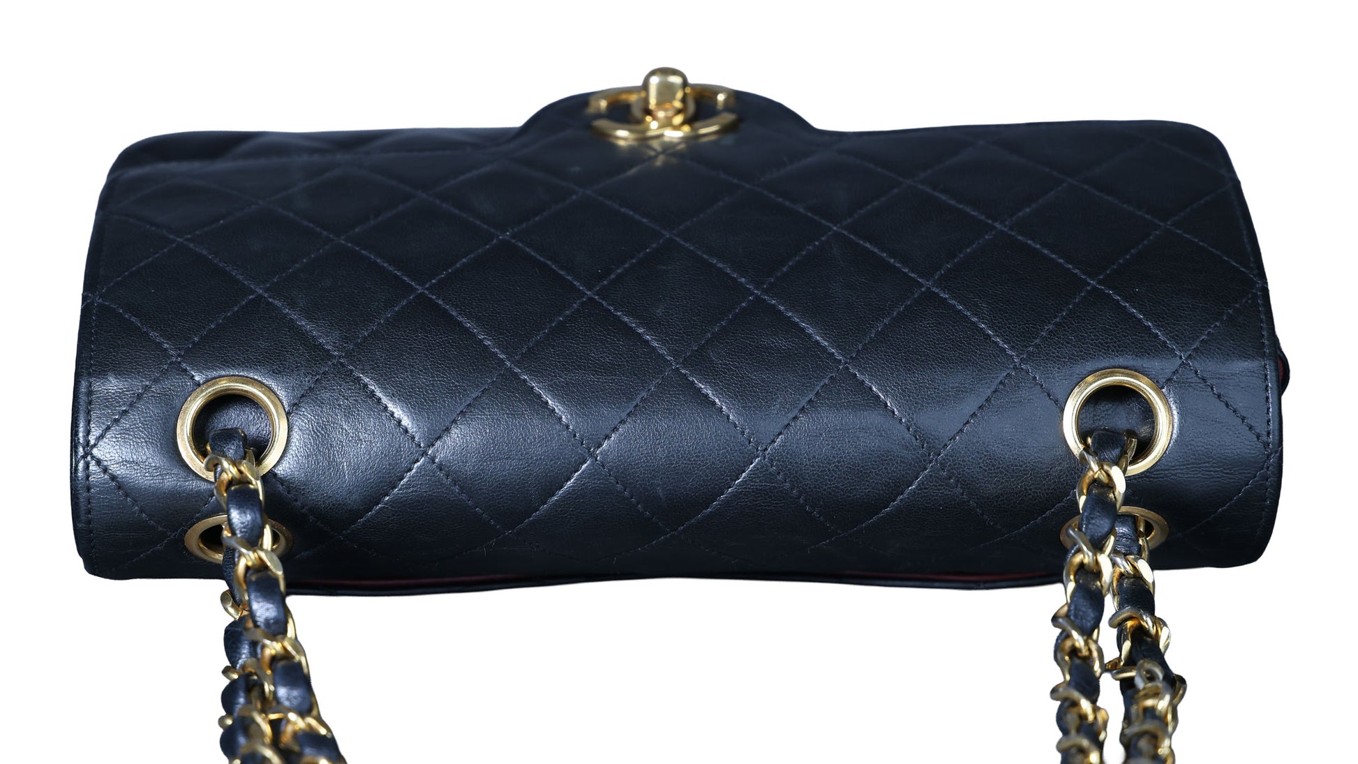 Preowned CHANEL Matelasse 23 Lambskin Double Flap Bag Black GHW 07XXXX0 0 series | Luxe Again Maison
