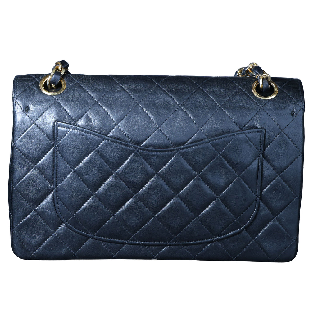 Preowned CHANEL Matelasse 23 Lambskin Double Flap Bag Black GHW 07XXXX0 0 series | Luxe Again Maison