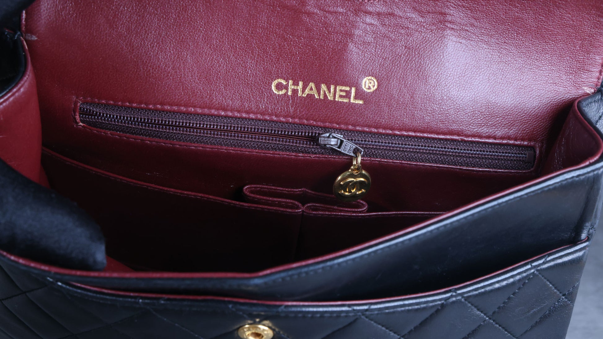 Preowned CHANEL Matelasse 25 Lambskin Double Flap Bag Black 14 Series | Luxe Again Maison