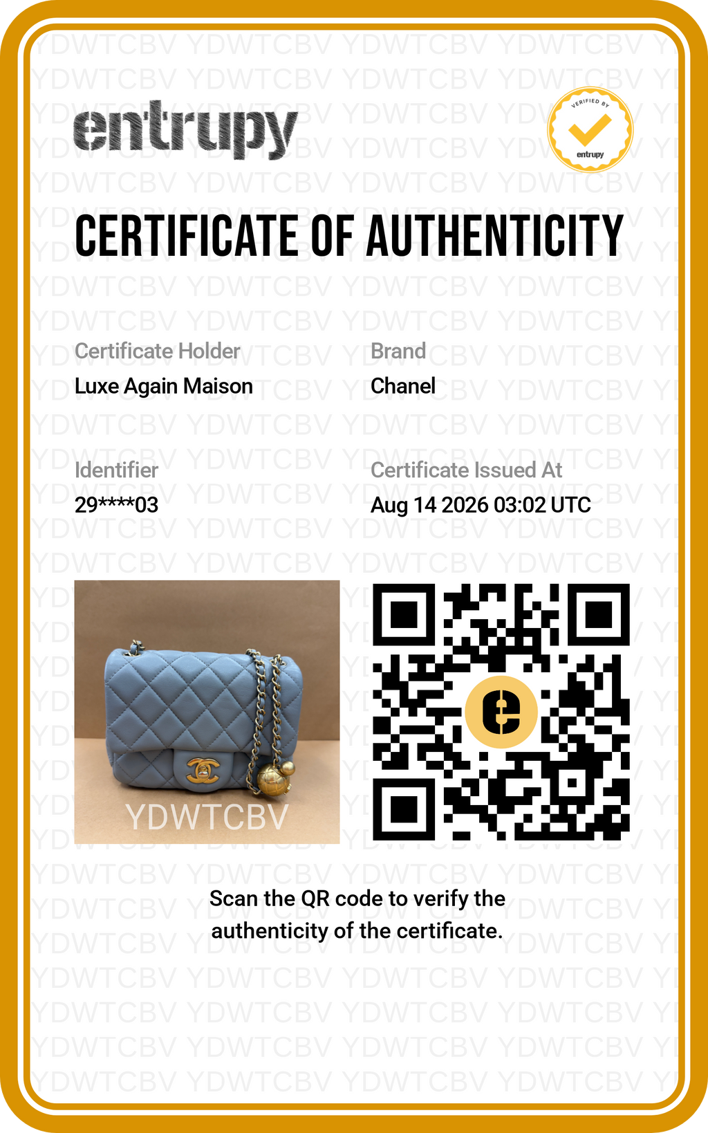 Preowned CHANEL Mini 17 Matelasse Single Flap Lambskin  Coco Ball Chain GHW Gray Bag | Luxe Again Maison
