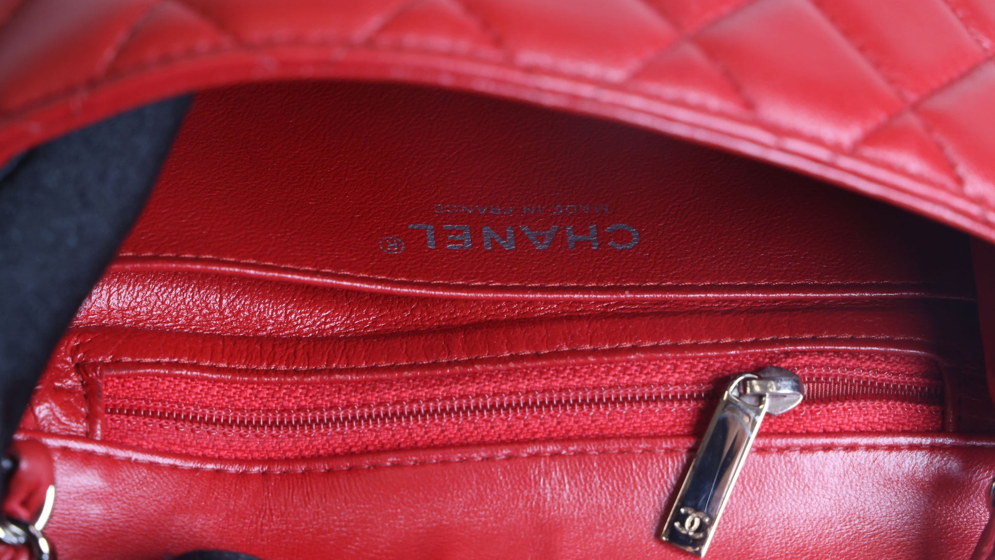 Preowned CHANEL Mini Classic 17 Matelasse Single Flap Red Silver-Tone Hardware 1XXXXXX8 | Luxe Again Maison