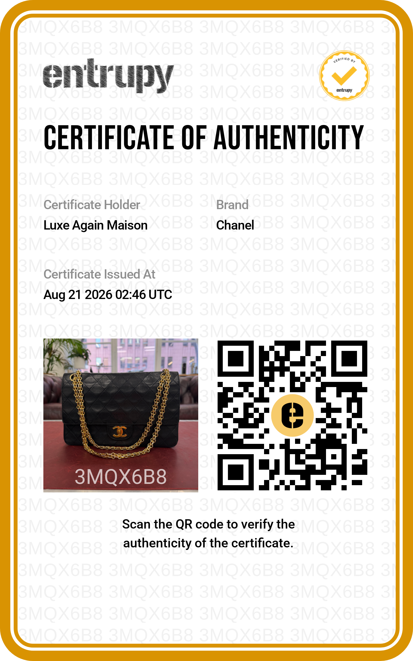 Preowned CHANEL Vintage Classic Double Flap Medium Gold Bijoux Chain Lambskin Black | Luxe Again Maison