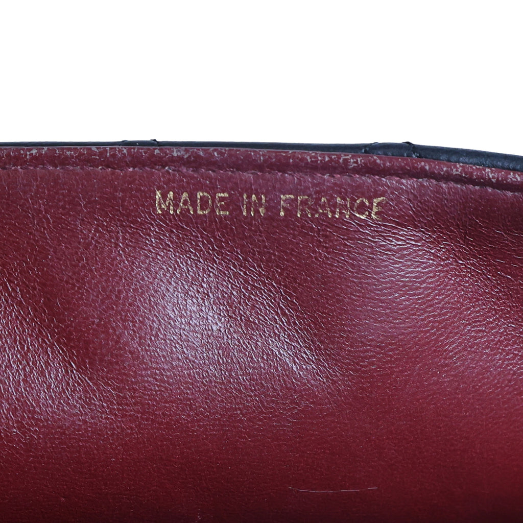 Preowned CHANEL Vintage Matelasse Lambskin 23 Full Flap Black 1XXXX9 | Luxe Again Maison