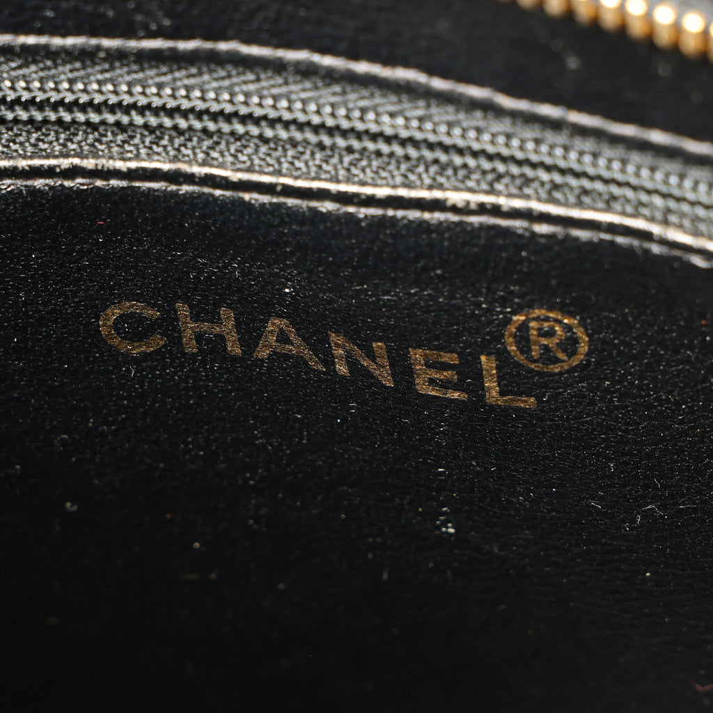 Preowned CHANEL Vintage Re-Release Caviar Skin Tote Black GHW 540XXXX | Luxe Again Maison