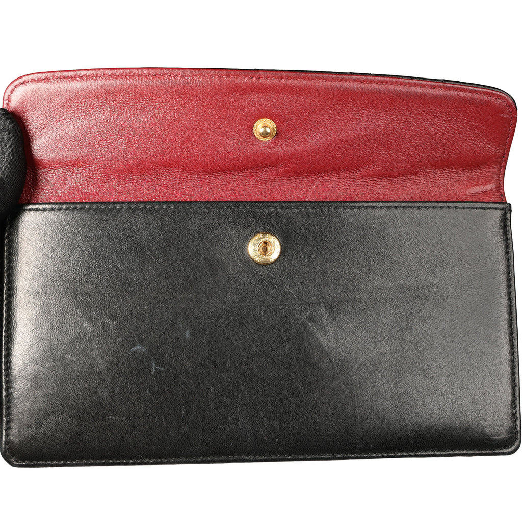 Preowned CHANEL Vintage Single Flap Matelasse Black Lambskin GHW 14XXX73 | Luxe Again Maison