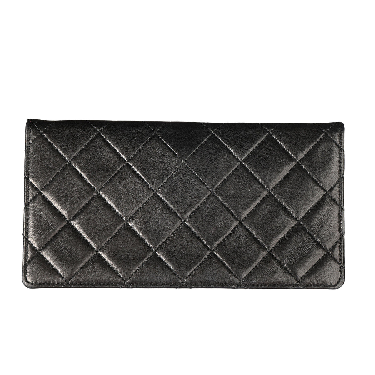Preowned CHANEL Vintage Single Flap Matelasse Black Lambskin GHW 14XXX73 | Luxe Again Maison