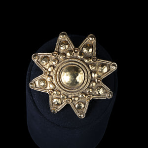 Preowned CHANEL Vintage Coco Mark Star 25 Brooch GP Gold | Luxe Again Maison