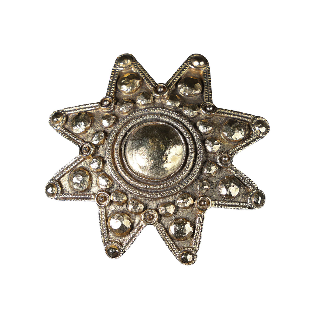 Preowned CHANEL Vintage Coco Mark Star 25 Brooch GP Gold | Luxe Again Maison