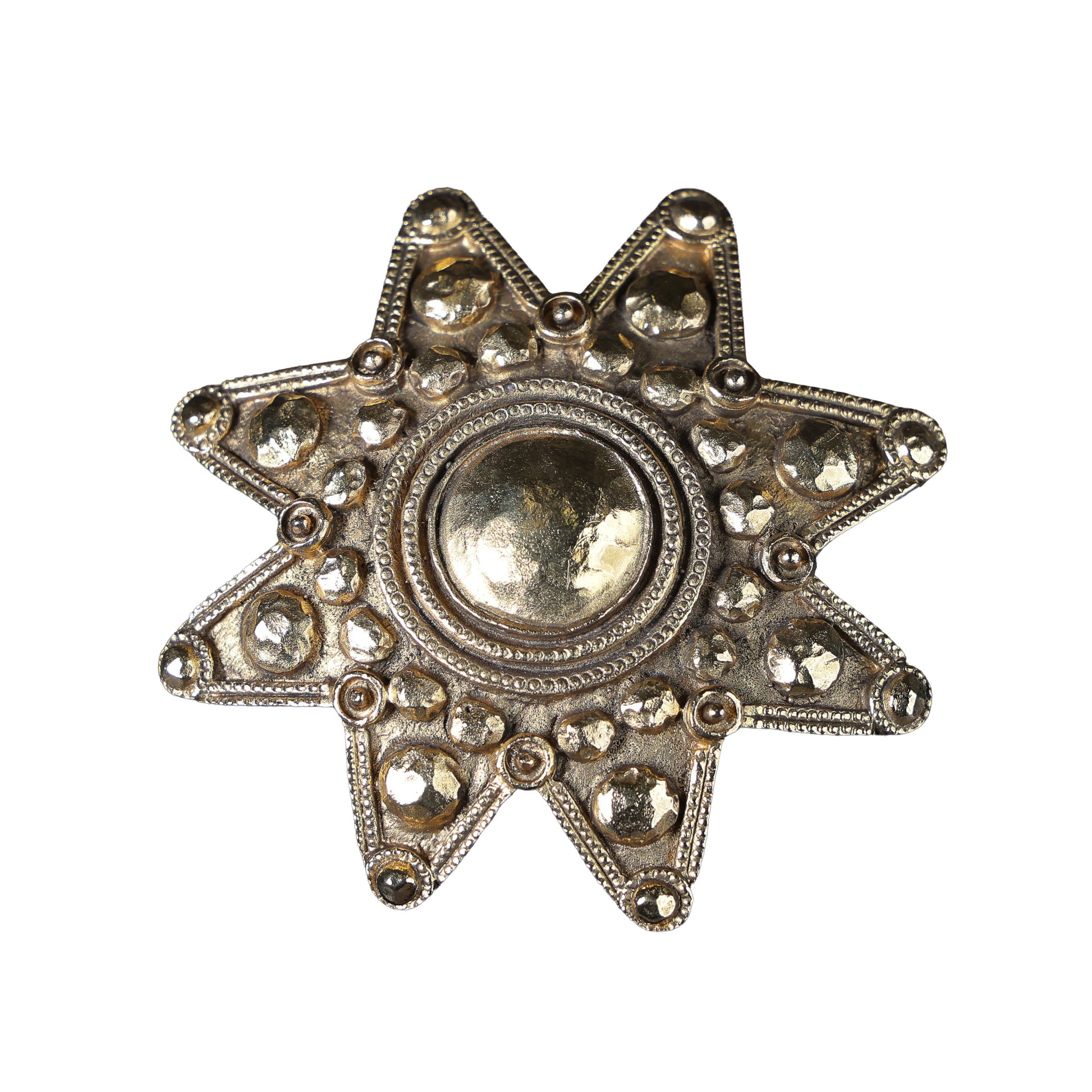 Preowned CHANEL Vintage Coco Mark Star 25 Brooch GP Gold | Luxe Again Maison
