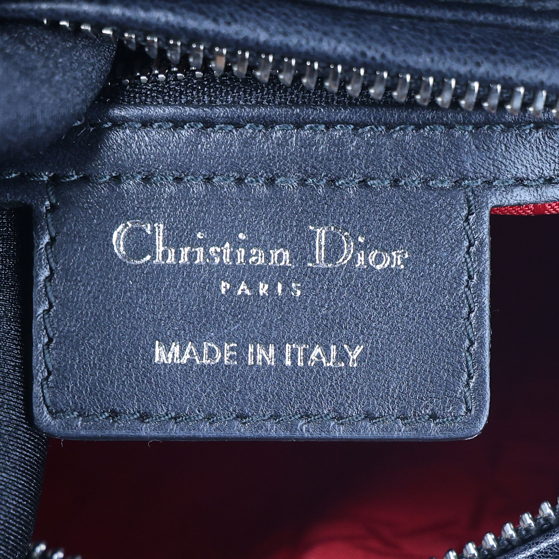Preowned CHRISTIAN DIOR Lady Dior Medium Leather Black SHW Bag X8-MA-XX58 | Luxe Again Maison