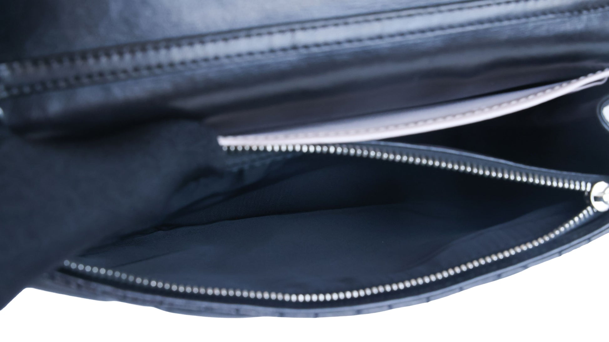 Preowned Christian Dior Miss Dior Cannage Leather Chain Shoulder Bag Black | Luxe Again Maison