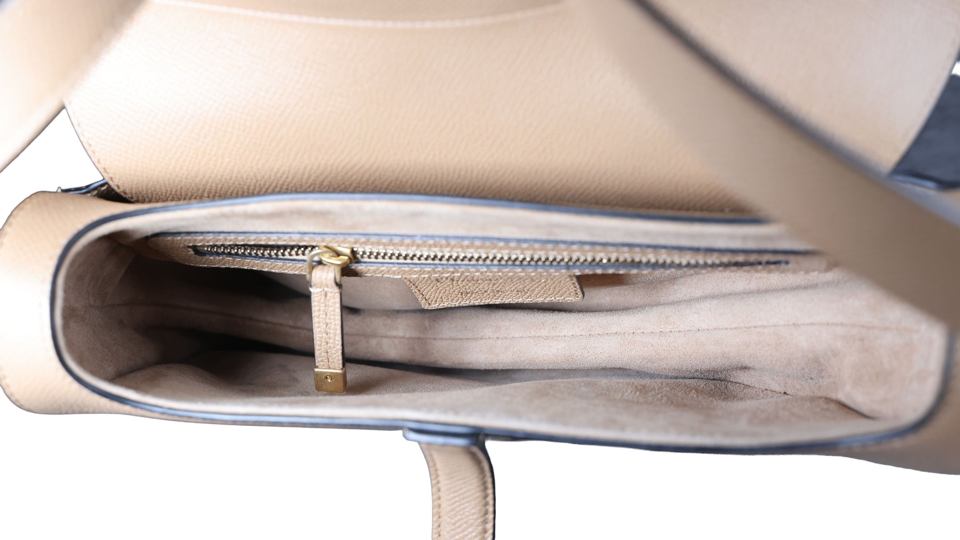 Preowned CHRISTIAN DIOR Saddle Bag Medium Leather Beige | Luxe Again Maison