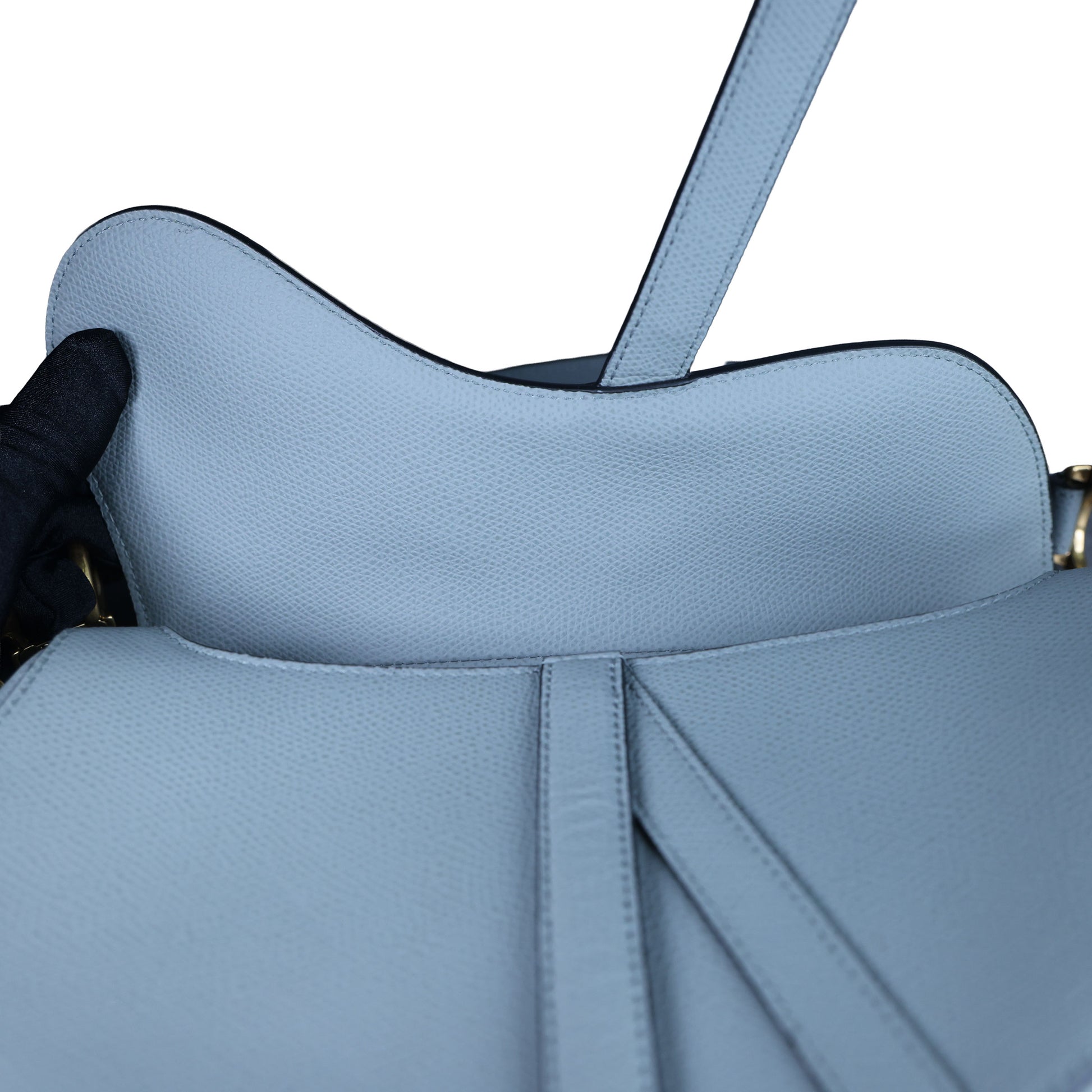 Preowned CHRISTIAN DIOR Saddle Bag Medium Leather Green | Luxe Again Maison
