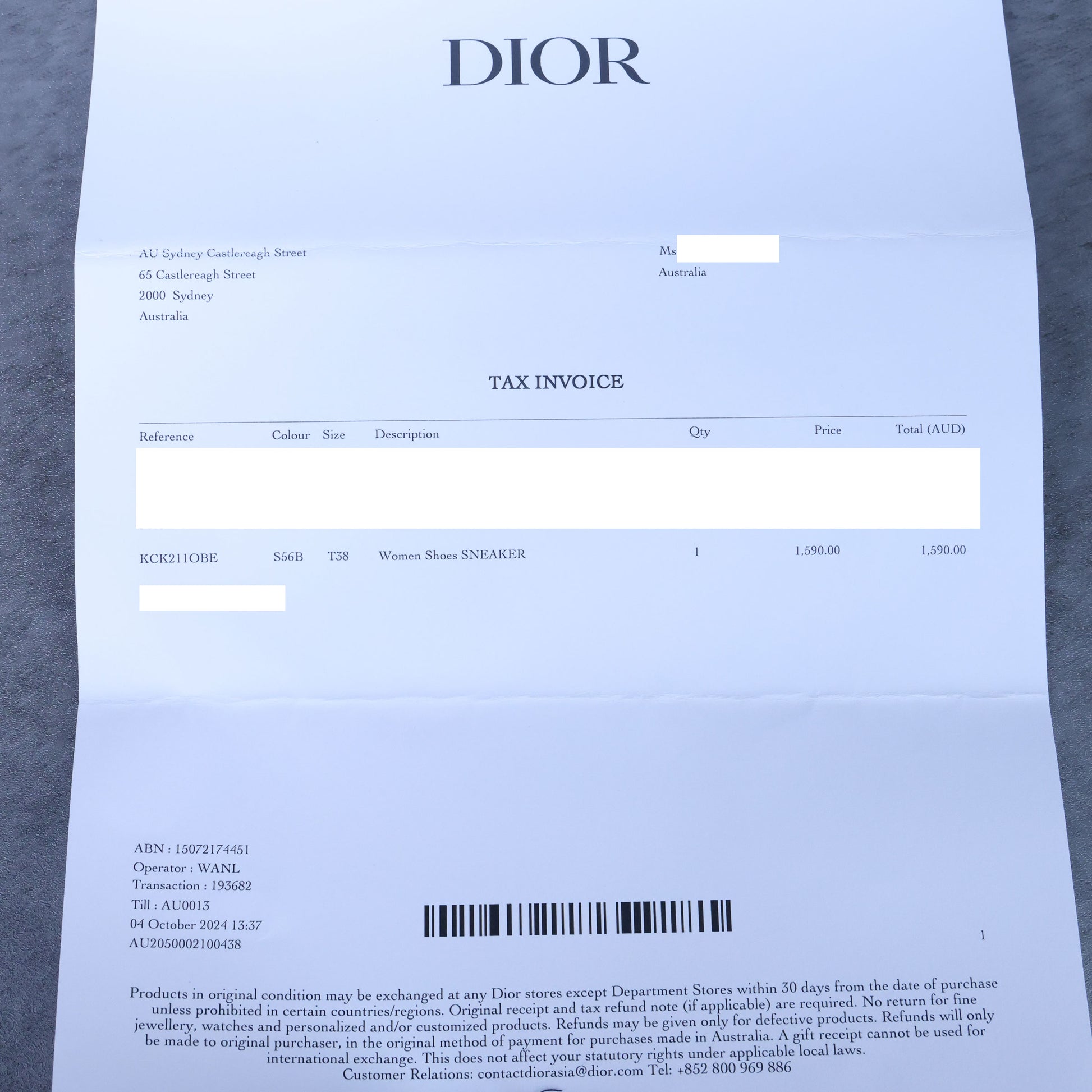 Preowned CHRISTIAN DIOR Walk'n'Dior Platform Sneaker Deep Blue Dior Oblique Embroidered Cotton Size 38 | Luxe Again Maison