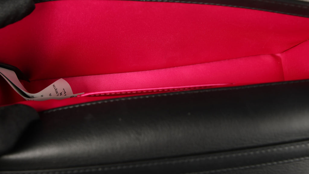 Preowned FENDI X VERSACE Fendace 'Safety Pin' Baguette Leather Black | Luxe Again Maison