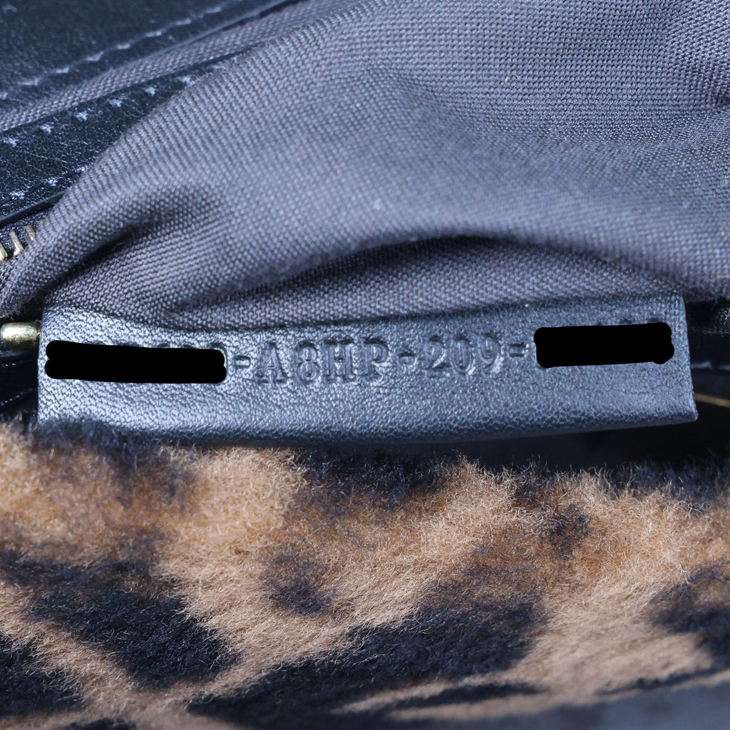 Preowned FENDI Zucca Baguette Fur x Leather Brown Bag A8HP-209 | Luxe Again Maison