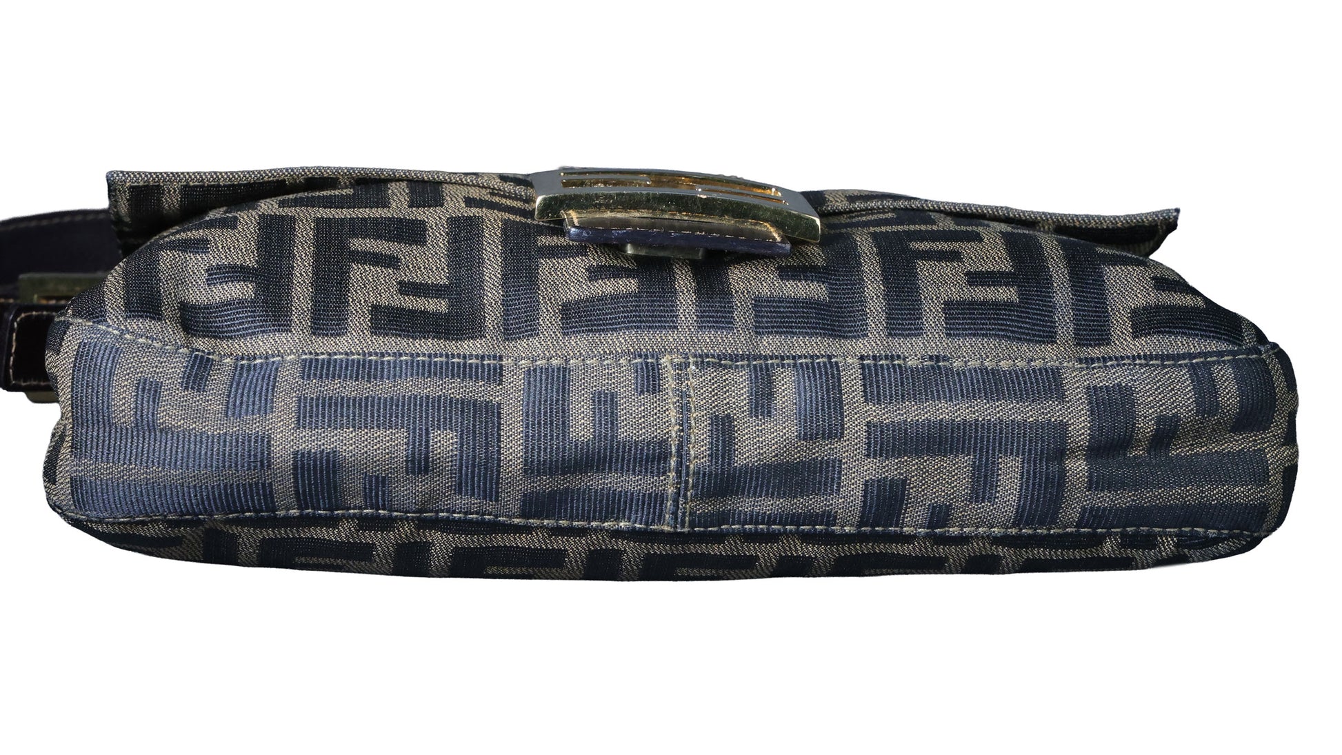 Preowned FENDI Zucca Classic Baguette Canvas x Leather Brown GHW | Luxe Again Masion
