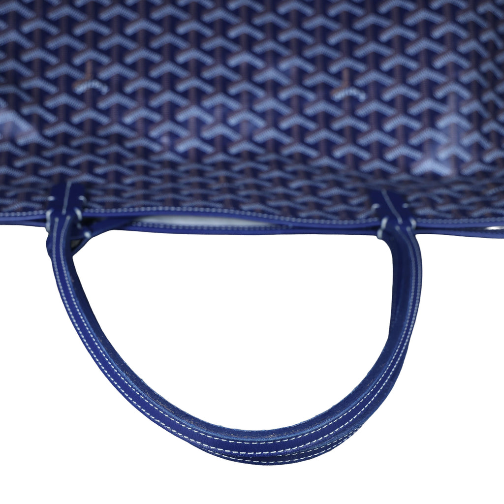 Preowned GOYARD St Louis GM Tote Blue | Luxe Again Maison